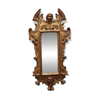 Italian Baroque Style Gilded Mirror, 1950s