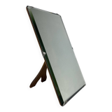 Beveled table mirror on Art Nouveau stand