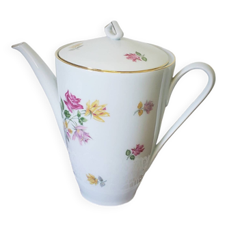 Cafetière fleurie porcelaine de France