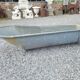 Baignoire en zinc ancienne
