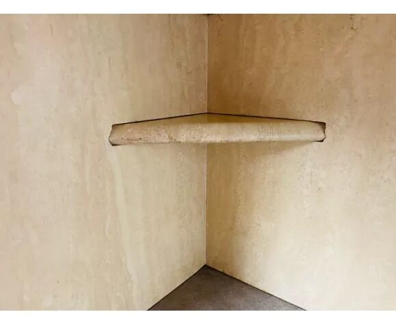 Travertine rectangle coffee table