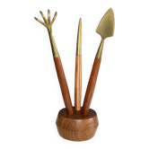1950s miniature garden tool set