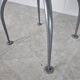 Post modern metal dining chairs, 1990s