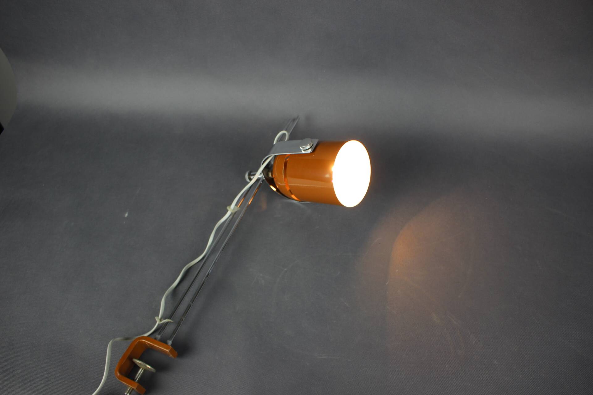 Mid-Century Adjustable Clamp Lamp by Stanislav Indra, Czechoslovakia, 1970s