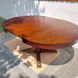 round table with central leg and extension, Baumann design