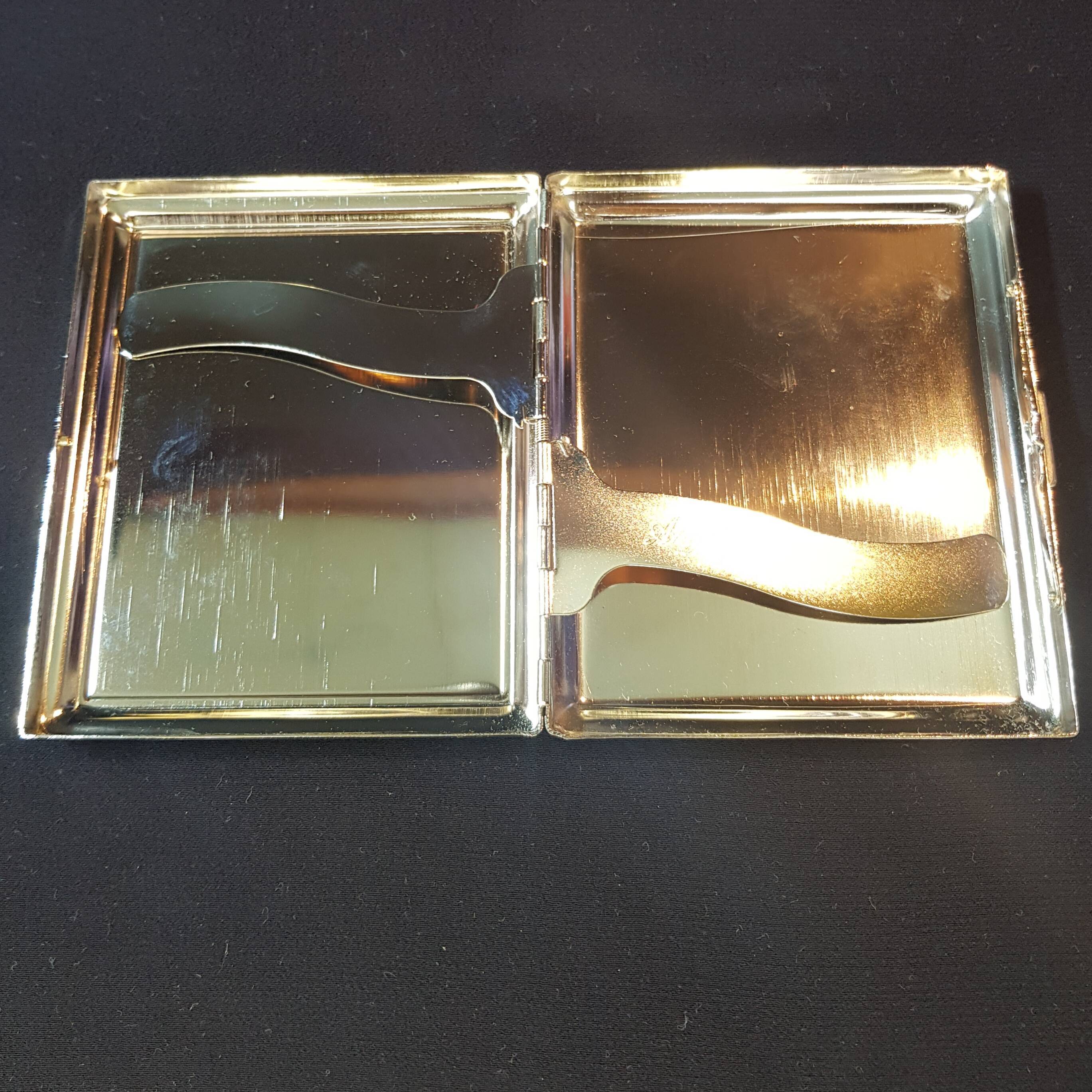 Metal cigarette case