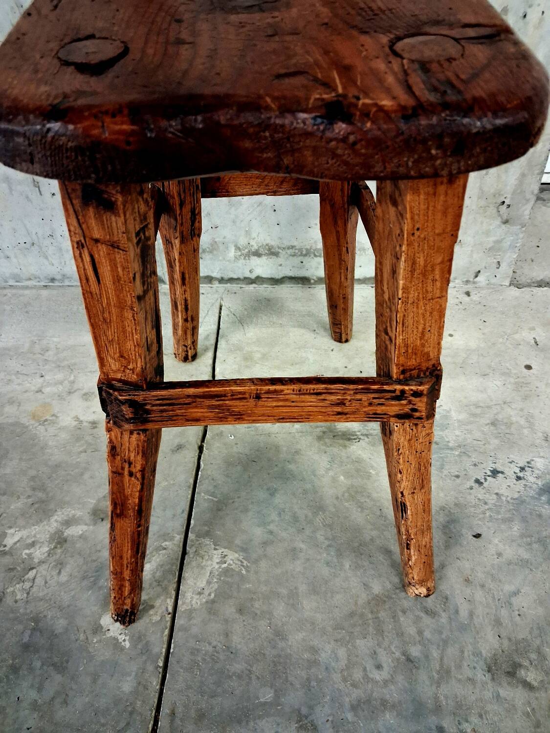 Alpine chair, folk art from Savoy
