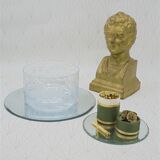 Set of 2 small round mirrors