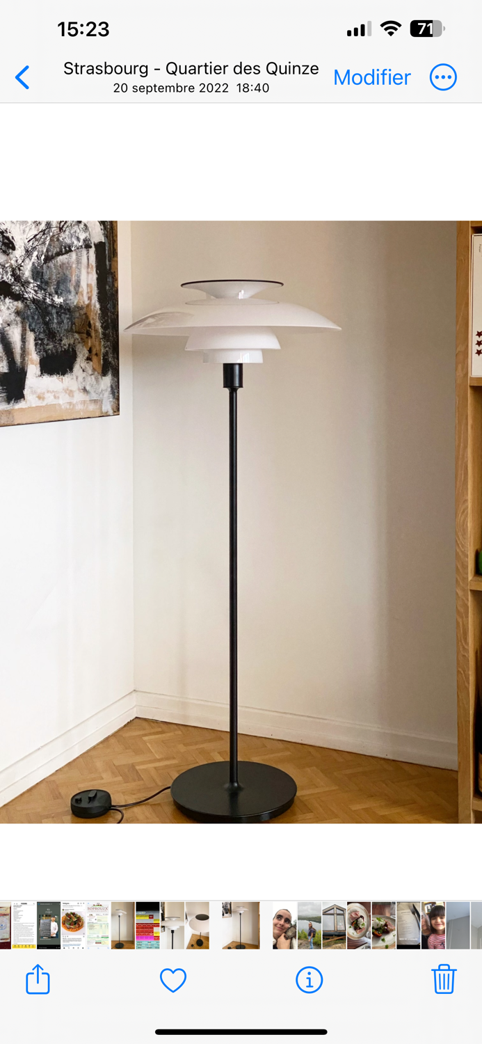Ph80 floor lamp by Louis Poulsen