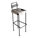 3 wrought iron bar stools | Olsson & Dam | Sweden | 1990s