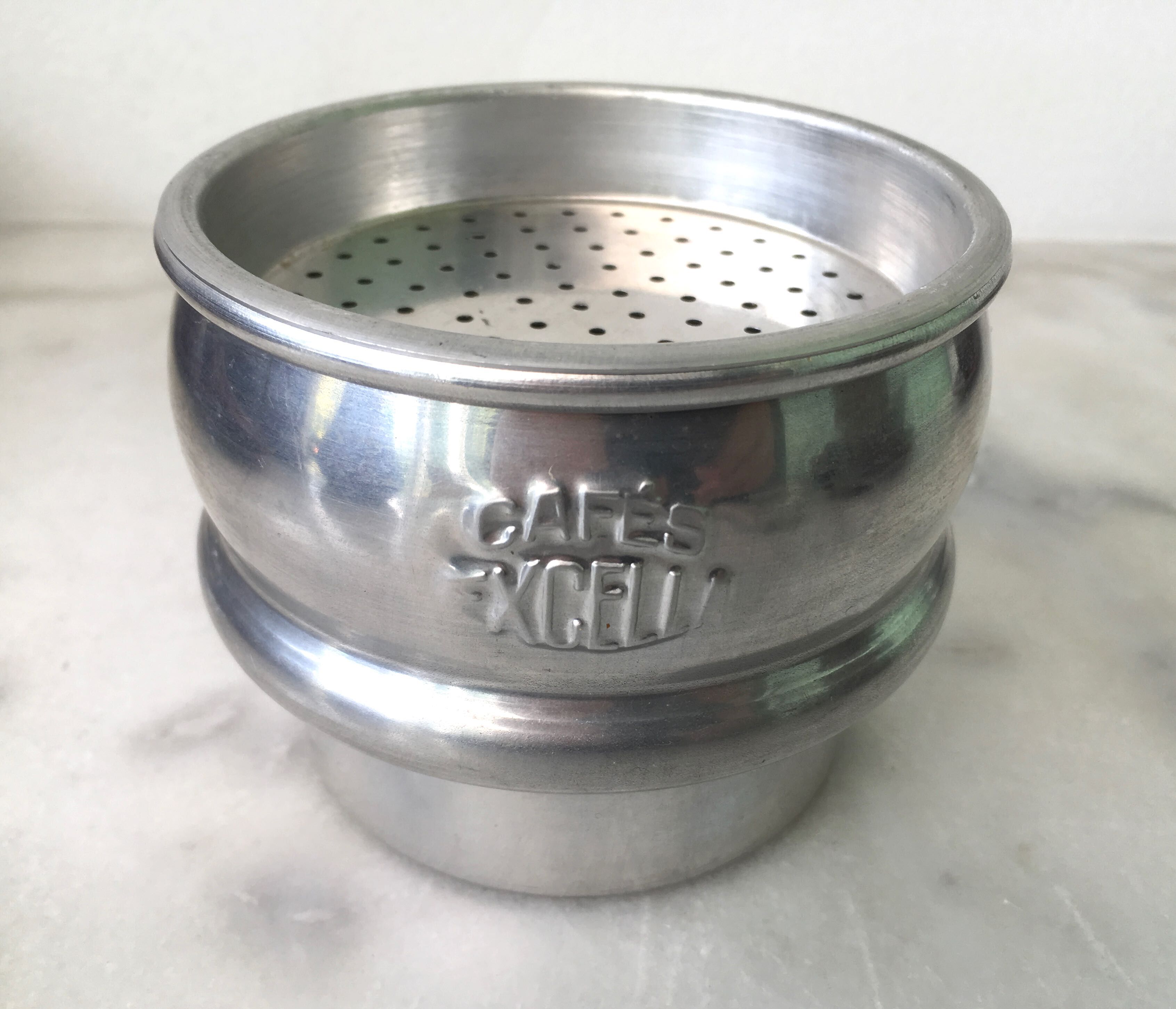 Set 12 coffee cups and vintage coffee maker