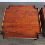 Italian rosewood coffe tables Zelda model design Sergio Asti for Poltronova, 1962