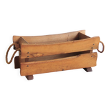 Wooden magazine rack