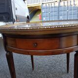 Table bouillotte style Louis XVI marble top