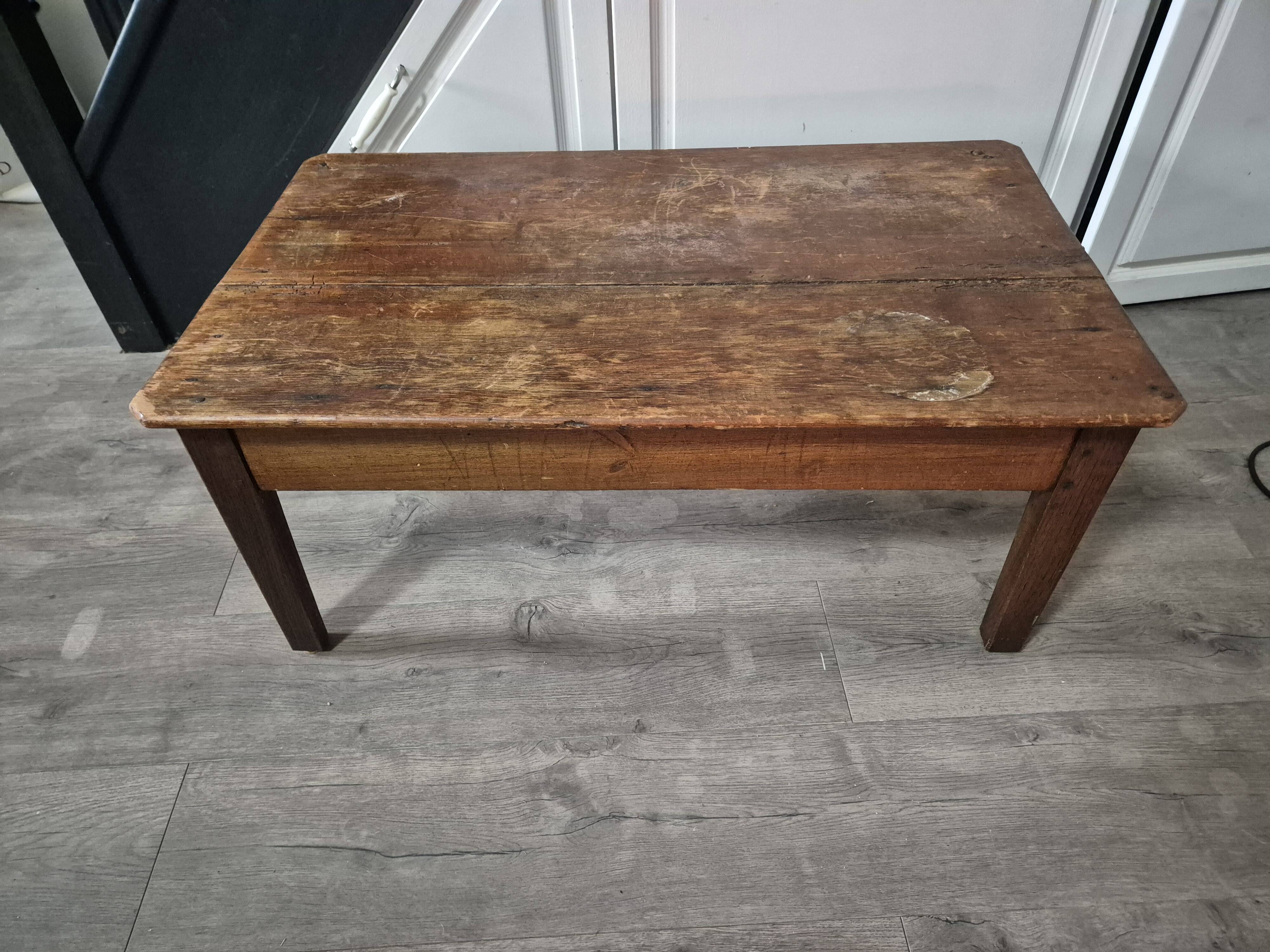 vintage wooden coffee table