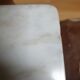 Table basse vintage en marbre de carrare