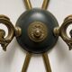 Double fire wall sconces in Empire style