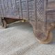 Old Vintage Indian Box on Wooden Wheels Early 20th S