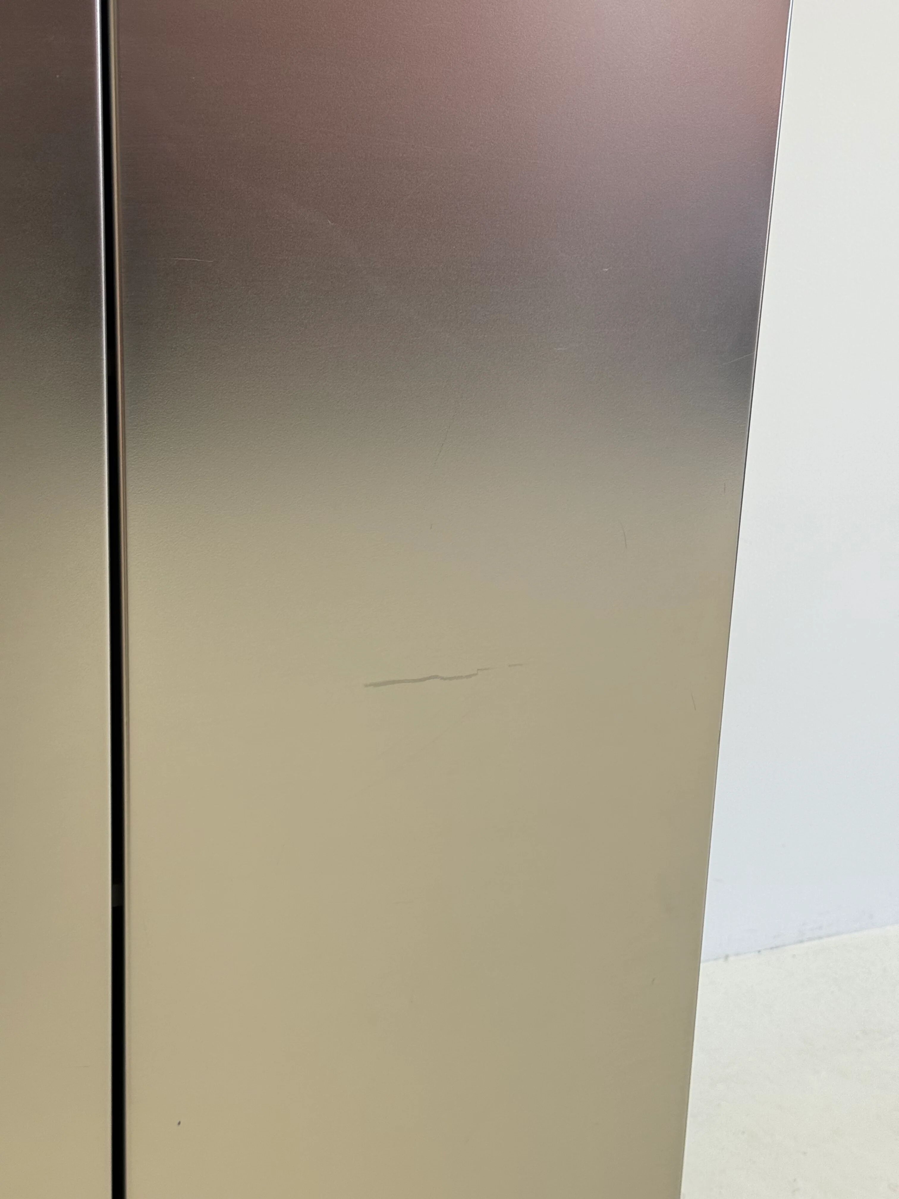 Postmodern aluminium bar cabinet by Belgochrom