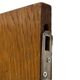 Vintage wooden wall shelve rack bookshelf in wood minimalist