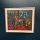 Original Swedish Oil on Canvas 'Still Life with Flowers' by Eric With