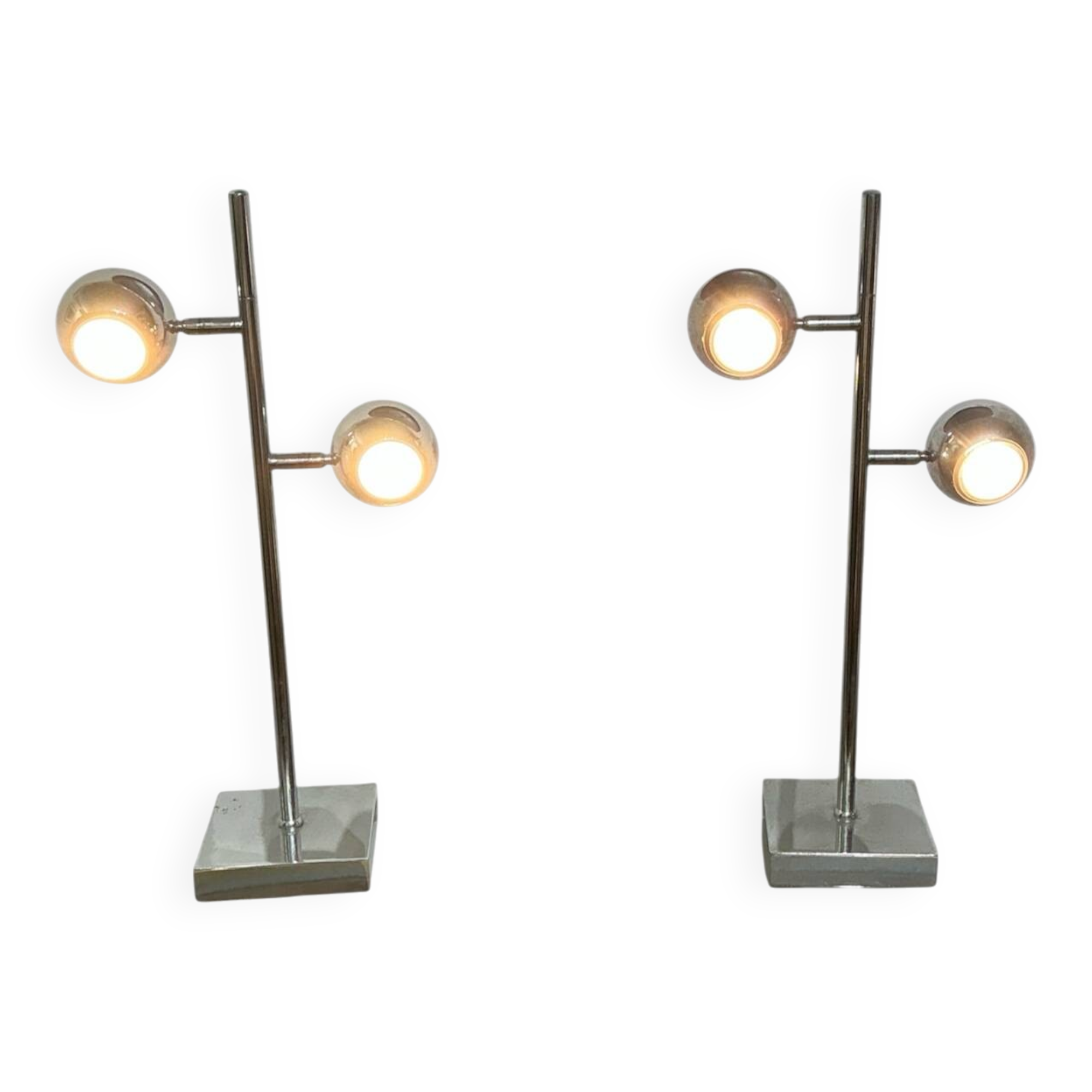 Pair of Seylumière lamps