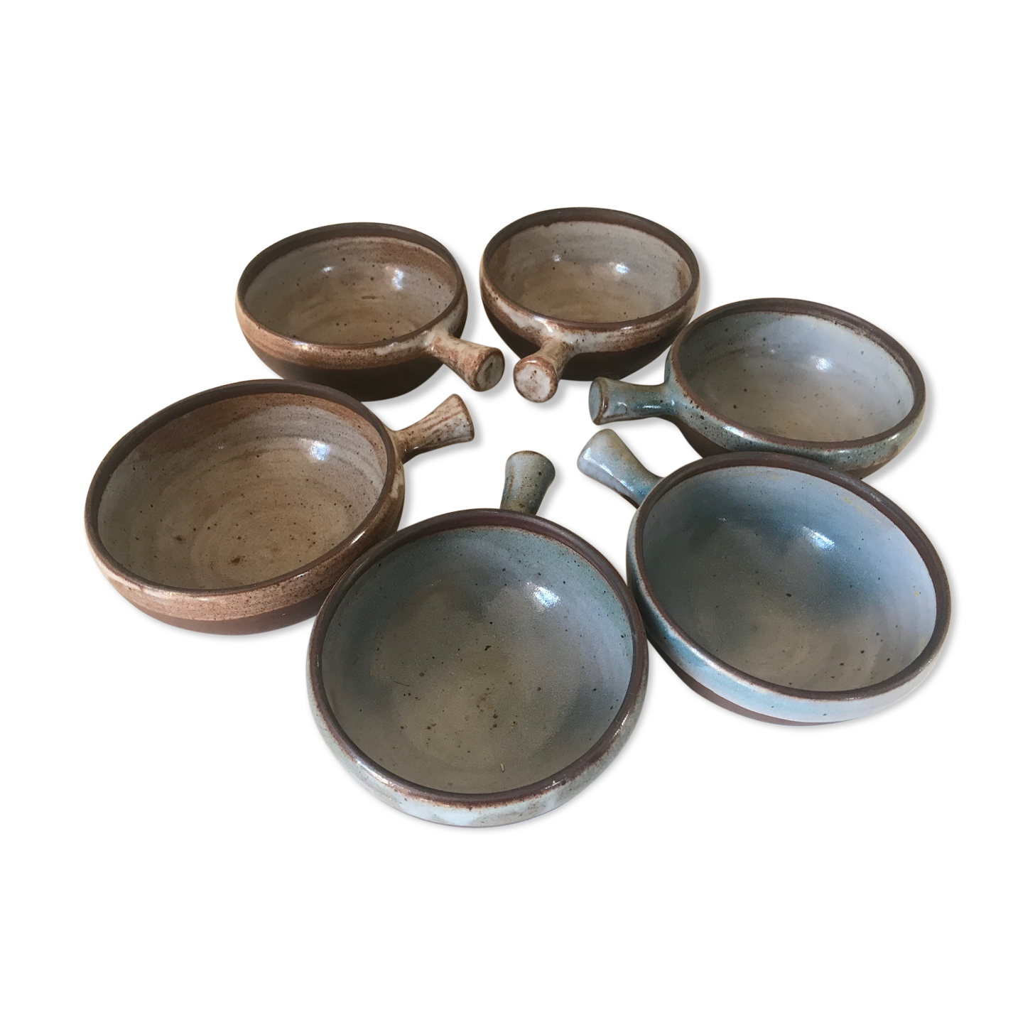 Lot of 6 vintage sandstone cuts by Roger Jacques