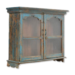 vitrine en bois à la