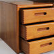 Vintage Danish solid teak desk 1960s