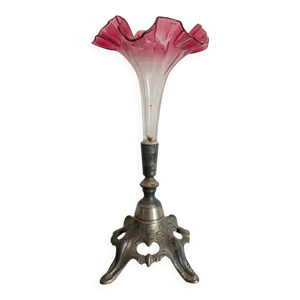 vase cornet , vase tulipe - ancien
