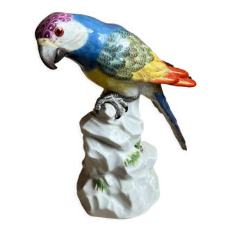 Perroquet en porcelaine de messen