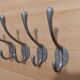4 old aluminum hooks 30s