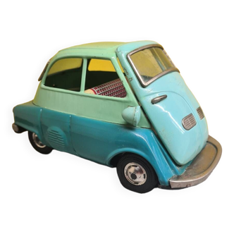 BMW Isetta 300 Model Toy Car made by  Bandai, from the early 1960s.