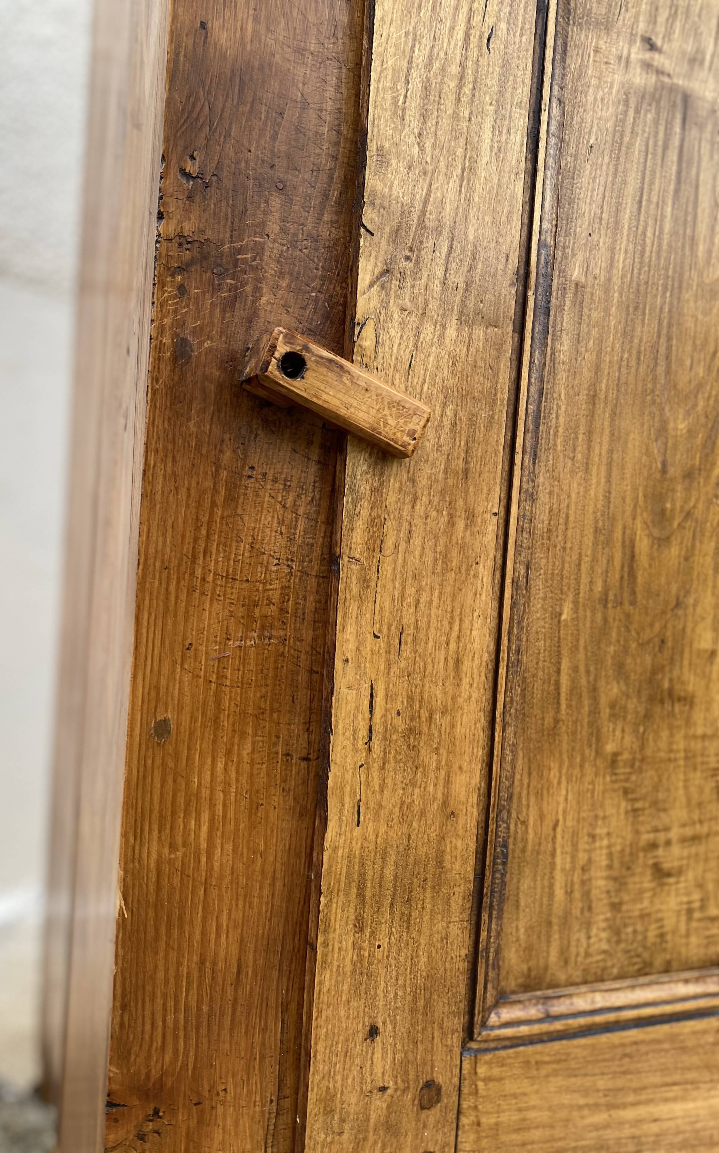 Jam cupboard with drawer from the beginning of the 20th century, mountain furniture