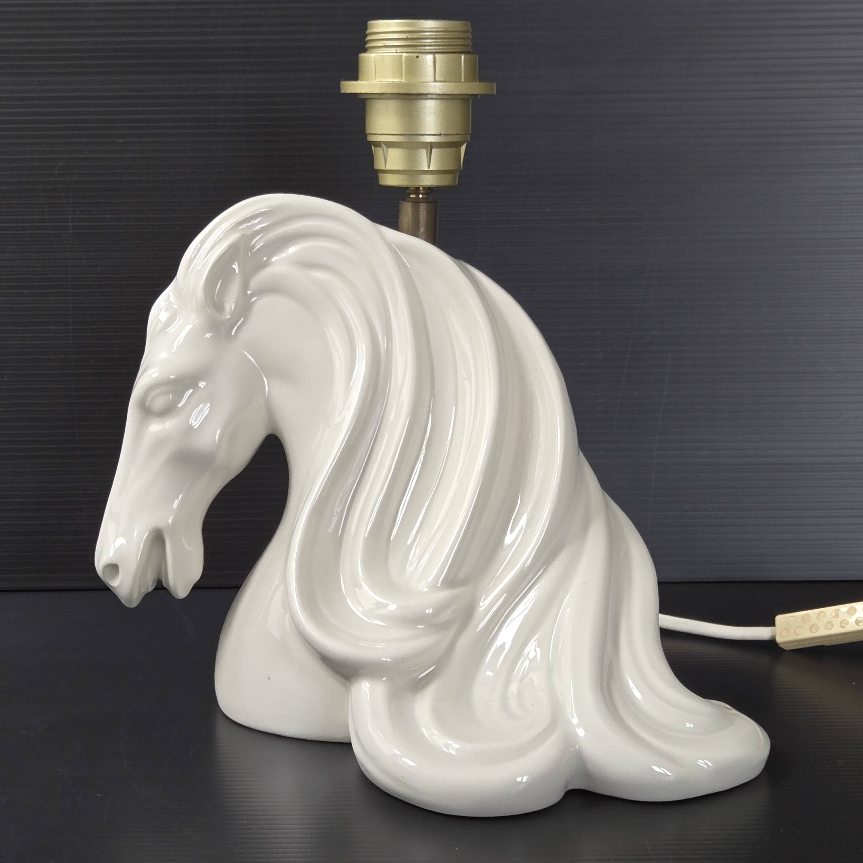 Vintage horse lamp 1970
