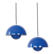 Pair of 2 Danish pendant lamps Flowerpots by Verner Panton, Louis Poulsen