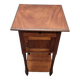 Antique French Bedside Table In Pine And Mahogany, late 19th century