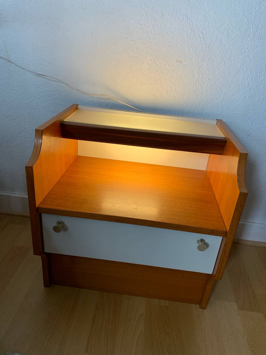 Pair of vintage bedside tables