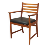 Chaise en teck, design danois, années 1970, production : Danemark