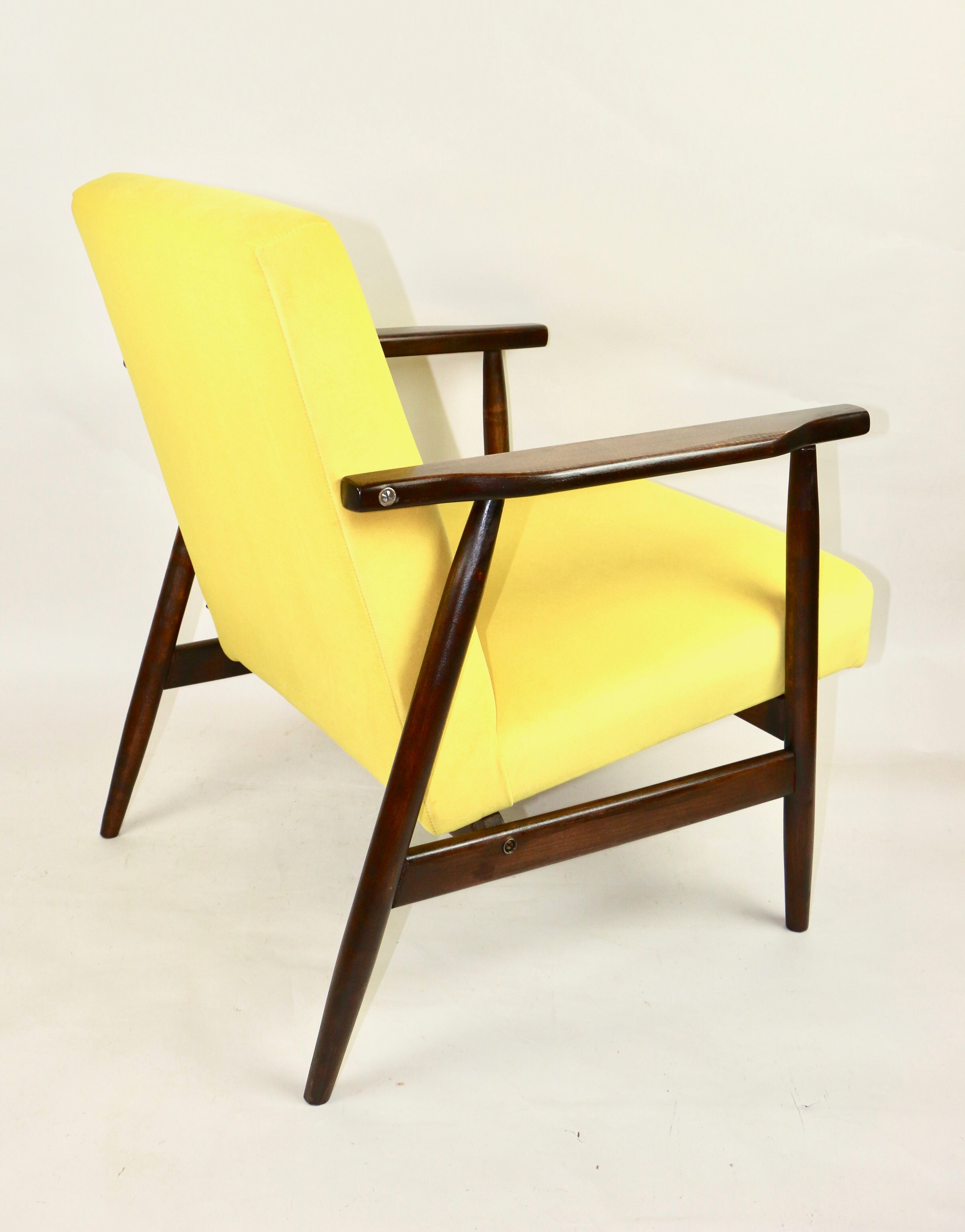 Fauteuil jaune, années 1970