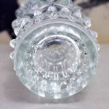 Vintage Sklo Union Molded Glass Vase 1970
