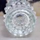 Vintage moulded glass vase Sklo Union 1970