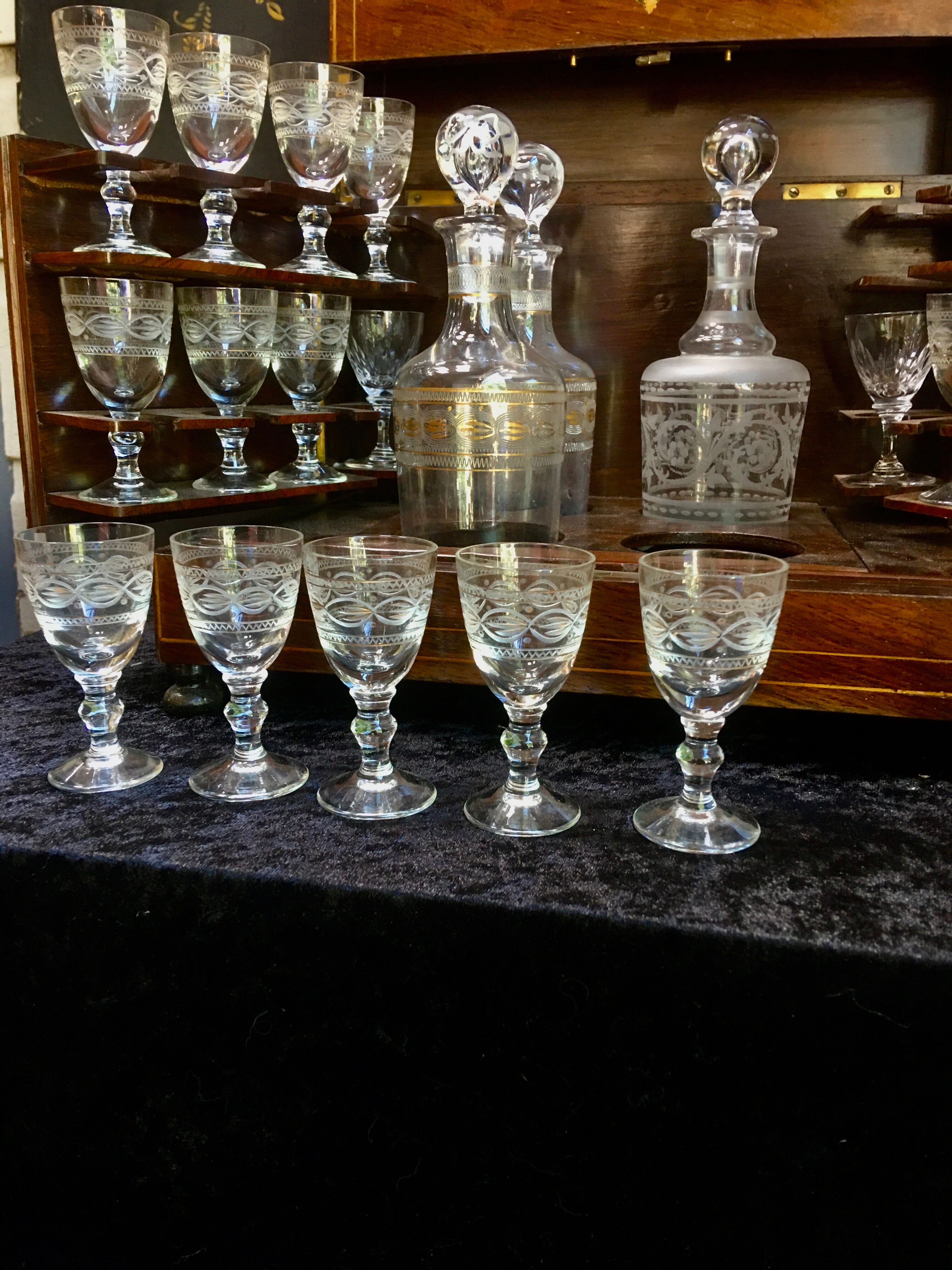 Napoleon III period liquor cellar