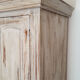 Wardrobe wardrobe 3 doors cerused gray pastel green