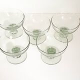 Set of 70's ice cream cups