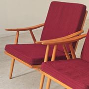 Pair of Boomerang armchairs Antonin Suman TON Thonet 1960