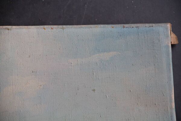 Huile sur toile ''Une dune