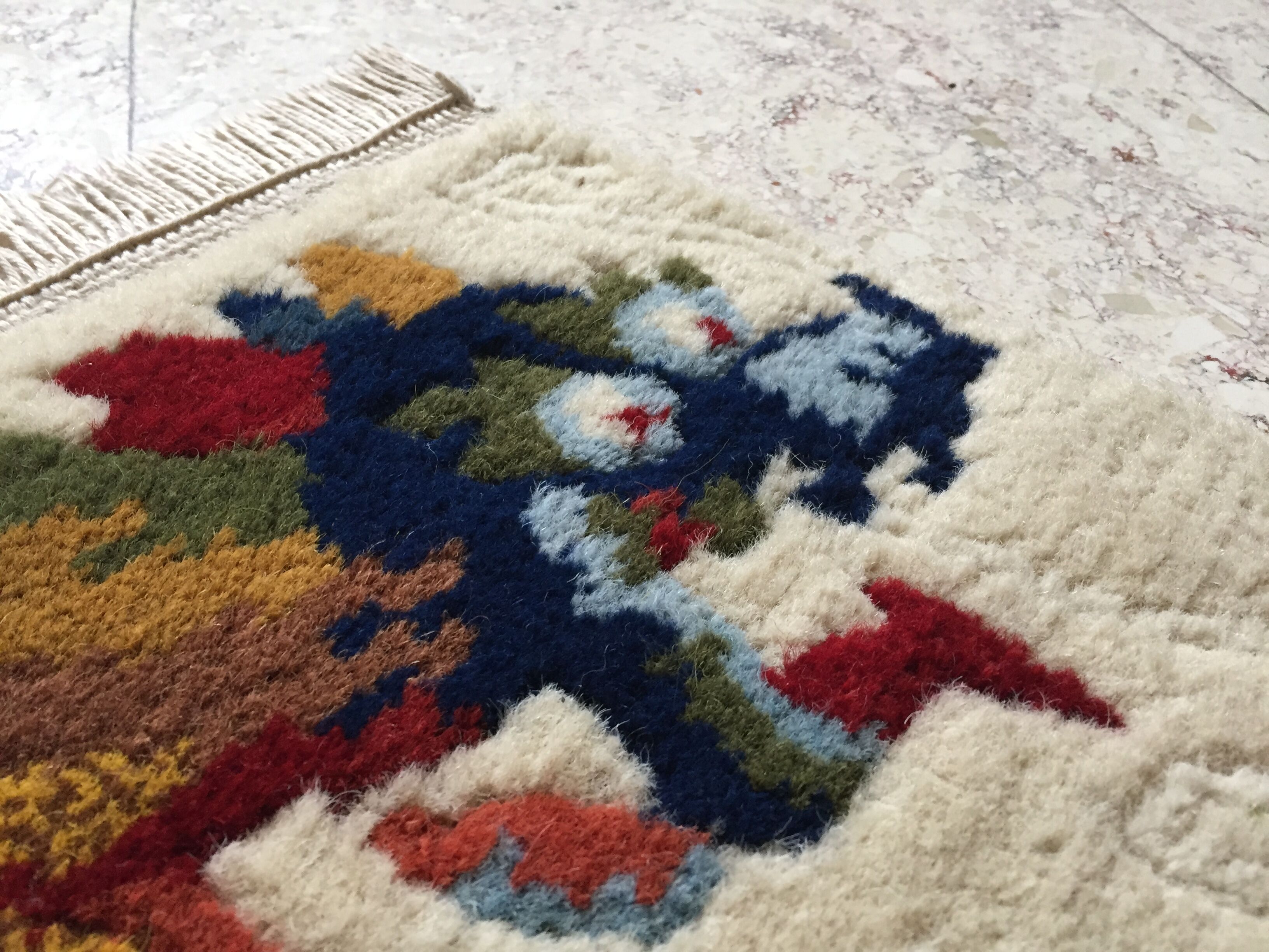 Tibetan wool carpet dragon decoration – 54cm x 43 cm