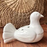 Ceramic vase bird flower spike