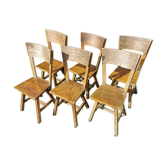 Lot of 6 bistro chairs